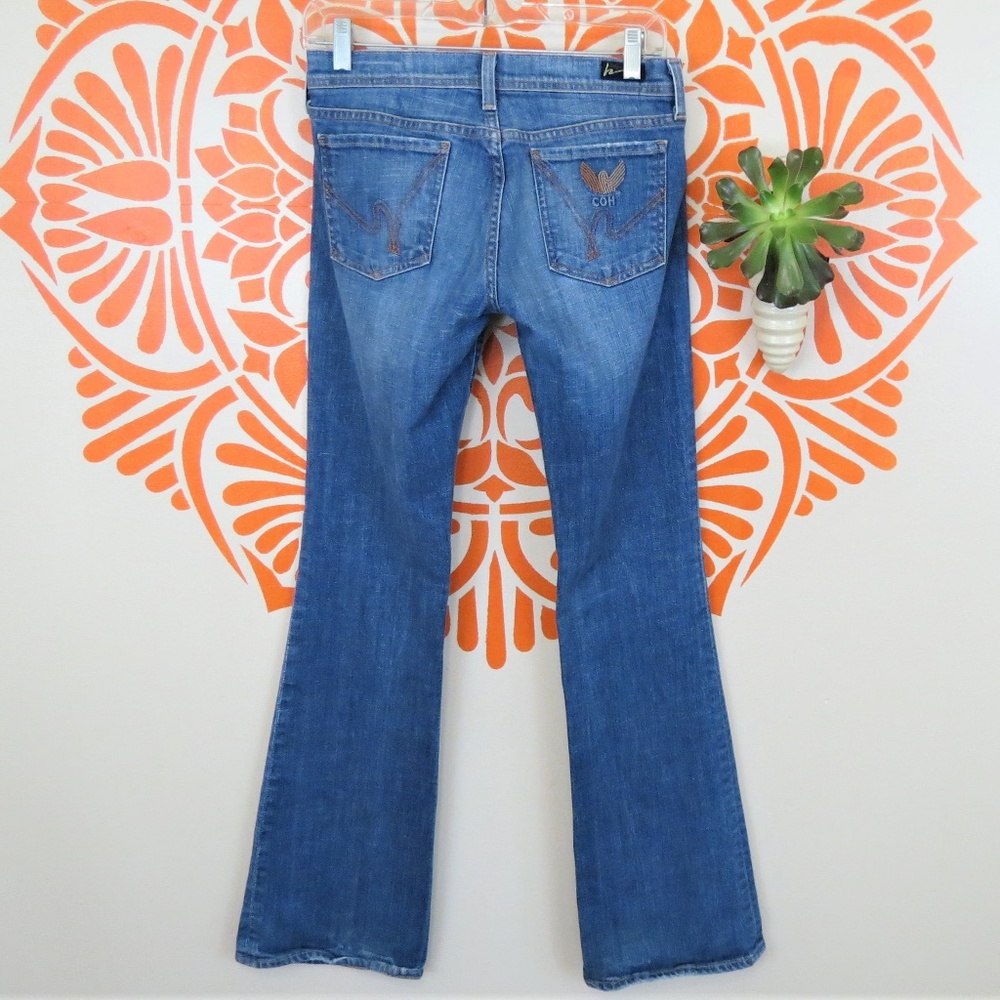 Citizens for Humanity Medium Wash Low Waist Flair - Picture 1 of 3